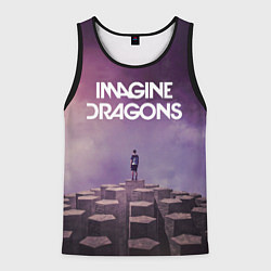 Майка-безрукавка мужская Imagine Dragons обложка альбома Night Visions, цвет: 3D-черный
