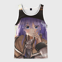 Майка-безрукавка мужская Реинкарнация Безработного Roxy Megurdia, цвет: 3D-белый