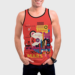 Майка-безрукавка мужская Марс - Нато, цвет: 3D-черный — фото 2