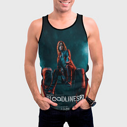 Майка-безрукавка мужская Мистер Дамп Vampire the masquerade bloodlines 2, цвет: 3D-черный — фото 2