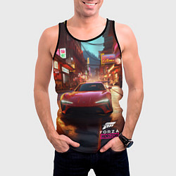 Майка-безрукавка мужская Forza Horizon Tokio, цвет: 3D-черный — фото 2