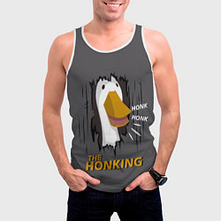 Майка-безрукавка мужская The honking, цвет: 3D-белый — фото 2