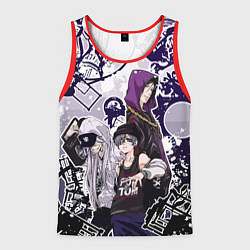 Майка-безрукавка мужская Троица - Темный дворецкий, цвет: 3D-красный