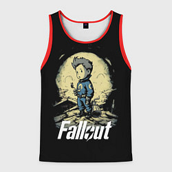 Майка-безрукавка мужская Fallout boy, цвет: 3D-красный