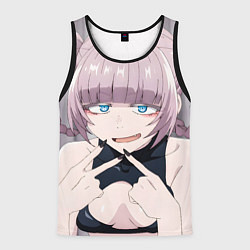 Майка-безрукавка мужская Yofukashi no Uta Надзуна Нанакуса, цвет: 3D-черный