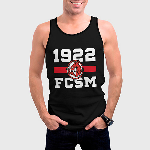 Мужская майка без рукавов 1922 FCSM / 3D-Черный – фото 3
