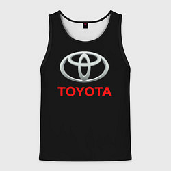 Майка-безрукавка мужская Toyota sport car, цвет: 3D-черный