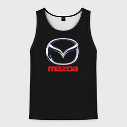 Майка-безрукавка мужская Mazda japan motor, цвет: 3D-черный