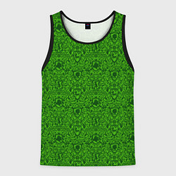 Майка-безрукавка мужская Shrek: Pattern, цвет: 3D-черный