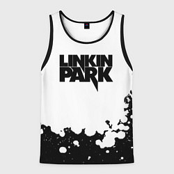 Майка-безрукавка мужская Linkin park black album, цвет: 3D-черный