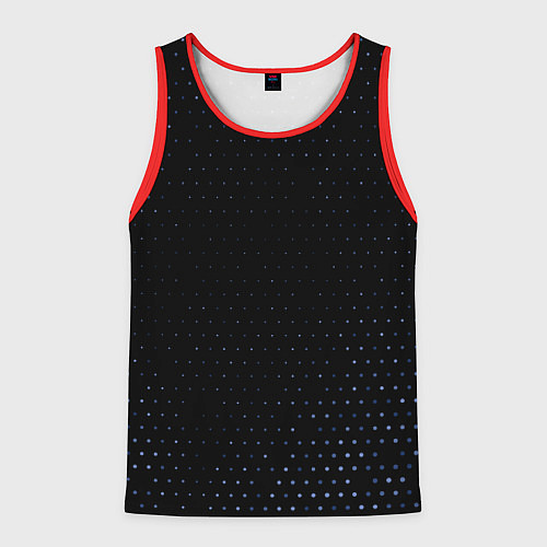 Мужская майка без рукавов Звездное небо будущего / 3D-Красный – фото 1