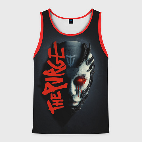 Мужская майка без рукавов The purge Within Temptation / 3D-Красный – фото 1