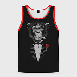 Майка-безрукавка мужская Monkey business, цвет: 3D-красный