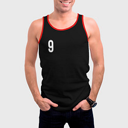 Майка-безрукавка мужская Футбольный клуб Алтай, цвет: 3D-красный — фото 2