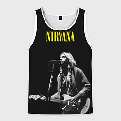 Мужская майка без рукавов Группа Nirvana Курт Кобейн