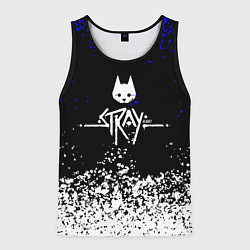 Майка-безрукавка мужская Stray cat game краски, цвет: 3D-черный