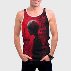 Майка-безрукавка мужская Kaneki Ken - Tokyo Ghoul, цвет: 3D-белый — фото 2