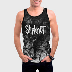 Майка-безрукавка мужская Slipknot black graphite, цвет: 3D-черный — фото 2