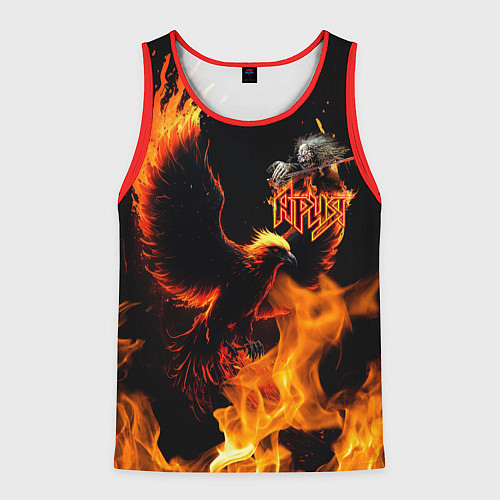 Мужская майка без рукавов Феникс ария / 3D-Красный – фото 1
