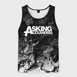 Майка-безрукавка мужская Asking Alexandria black graphite, цвет: 3D-черный