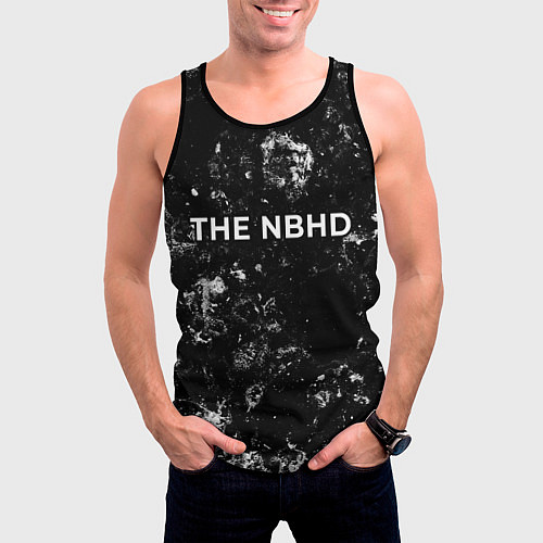 Мужская майка без рукавов The Neighbourhood black ice / 3D-Черный – фото 3