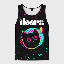 Майка-безрукавка мужская The Doors - rock star cat, цвет: 3D-черный