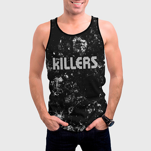Мужская майка без рукавов The Killers black ice / 3D-Черный – фото 3
