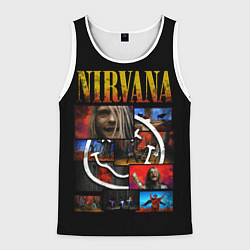 Майка-безрукавка мужская Нирвана навсегда, цвет: 3D-белый