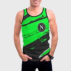 Майка-безрукавка мужская Napoli sport green, цвет: 3D-черный — фото 2