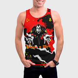Майка-безрукавка мужская Король и Шут russian rock band, цвет: 3D-красный — фото 2