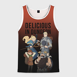 Майка-безрукавка мужская Delicious in Dungeon, цвет: 3D-белый