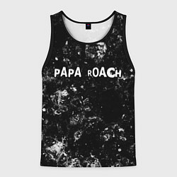 Майка-безрукавка мужская Papa Roach black ice, цвет: 3D-черный