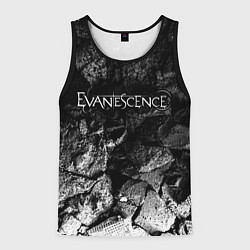Майка-безрукавка мужская Evanescence black graphite, цвет: 3D-черный