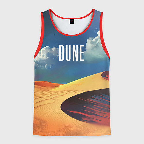 Мужская майка без рукавов Sands - Dune / 3D-Красный – фото 1