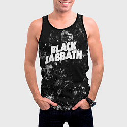 Майка-безрукавка мужская Black Sabbath black ice, цвет: 3D-черный — фото 2