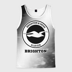 Майка-безрукавка мужская Brighton sport на светлом фоне, цвет: 3D-белый