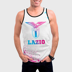 Майка-безрукавка мужская Lazio neon gradient style, цвет: 3D-черный — фото 2