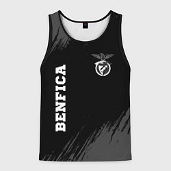 Мужская майка без рукавов Benfica sport на темном фоне вертикально