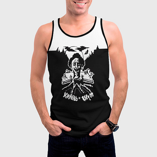 Мужская майка без рукавов Король и шут истинный убийца / 3D-Черный – фото 3