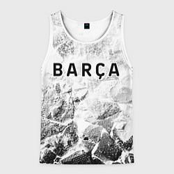 Майка-безрукавка мужская Barcelona white graphite, цвет: 3D-белый