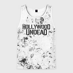 Майка-безрукавка мужская Hollywood Undead dirty ice, цвет: 3D-белый