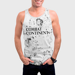 Майка-безрукавка мужская Combat Continent dirty ice, цвет: 3D-белый — фото 2