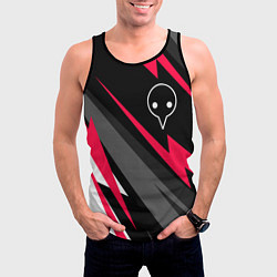 Майка-безрукавка мужская Evangelion electro lines, цвет: 3D-черный — фото 2