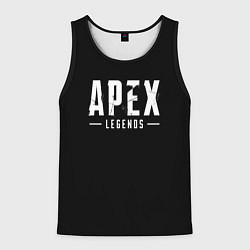 Майка-безрукавка мужская Apex legends logo, цвет: 3D-черный