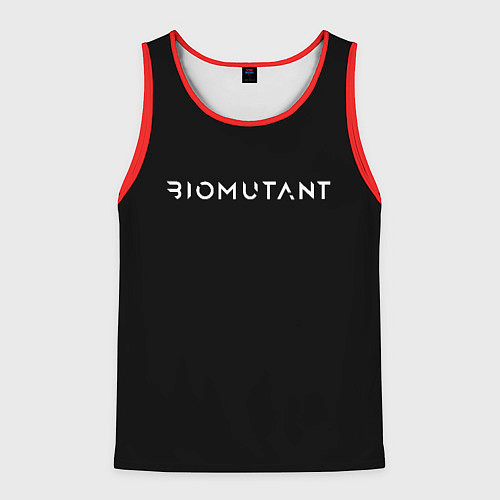 Мужская майка без рукавов Biomutant logo / 3D-Красный – фото 1