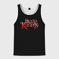 Майка-безрукавка мужская Blood Knights logo rpg, цвет: 3D-белый