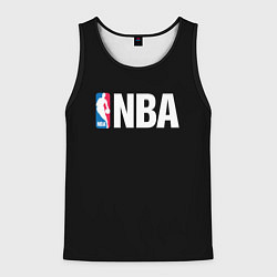 Майка-безрукавка мужская NBA logo sport, цвет: 3D-черный