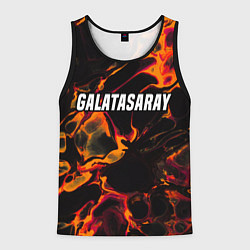 Майка-безрукавка мужская Galatasaray red lava, цвет: 3D-черный