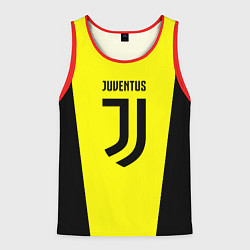 Майка-безрукавка мужская Juventus sport geometry yellow, цвет: 3D-красный