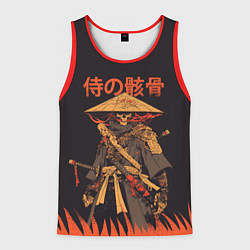 Майка-безрукавка мужская Самурай нежить, цвет: 3D-красный